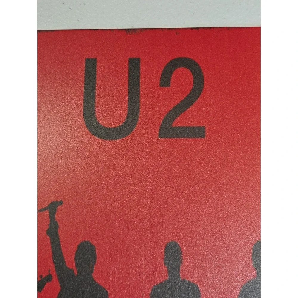 U2 Rustic-looking‎ Metal Sign 8x12 Music Art Wall Decor New